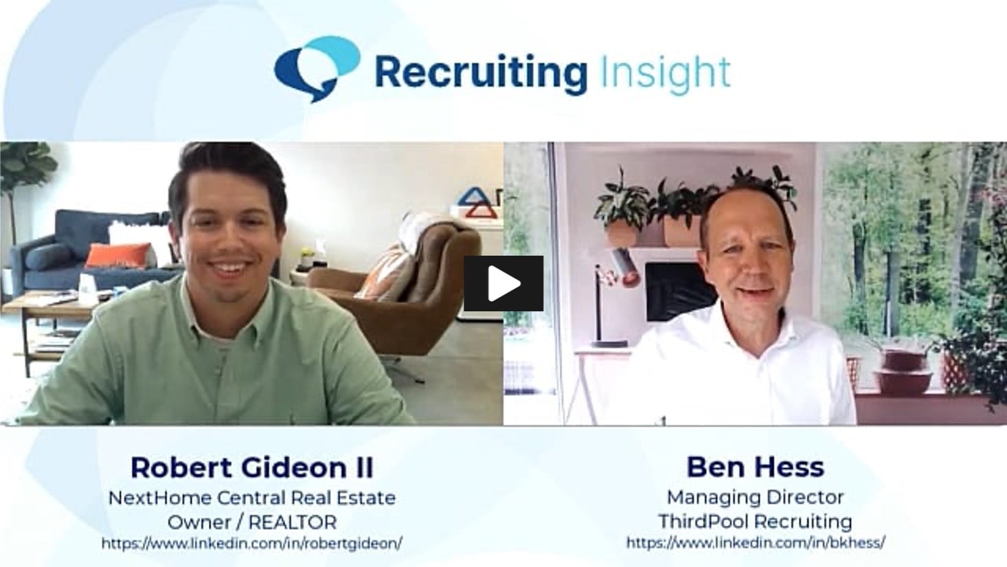 Recruiting Insight Interview with Robert Gideon II